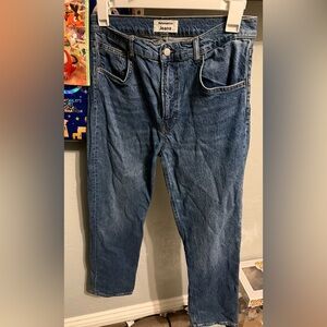 Reformation High Rise Blue Jeans